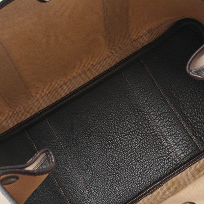 Hermes Garden Party PM Tote Bag Canvas Brown (silver Hardware) Ladies Bag Brand