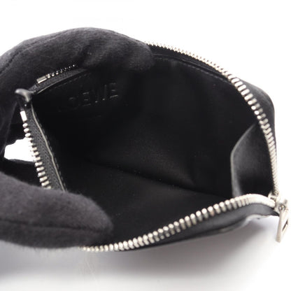 Loewe Coin Case Panta Card Holder Black Leather — view 3