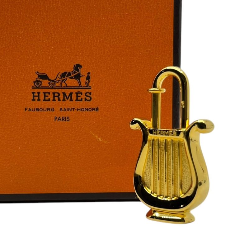 Hermes 1996 Limited Edition LA Musique Harp Cadena Charm Harp Cadena Charm