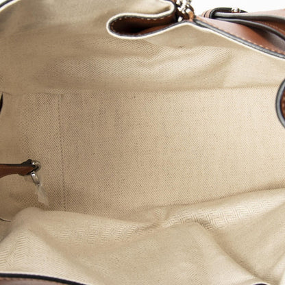 Loewe Small Hammock Tan Blue Canvas — view 9