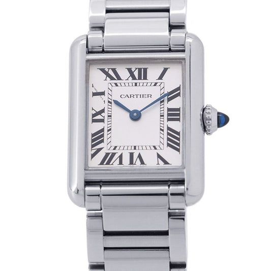 Cartier Tank Mast SM Watch Silver Dial Quartz