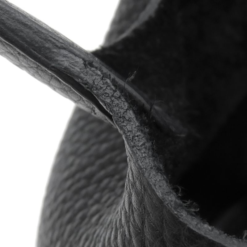 Hermes Handbag Picotin Lock MM Taurillon Clemence Black Gold Hardware Black