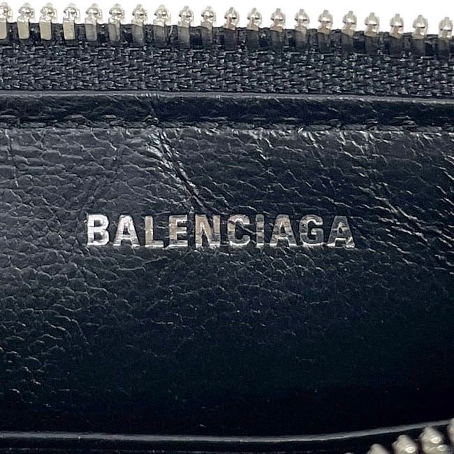 Balenciaga Pass Case Black 616015 Excellent Condition Leather Preowned 1063