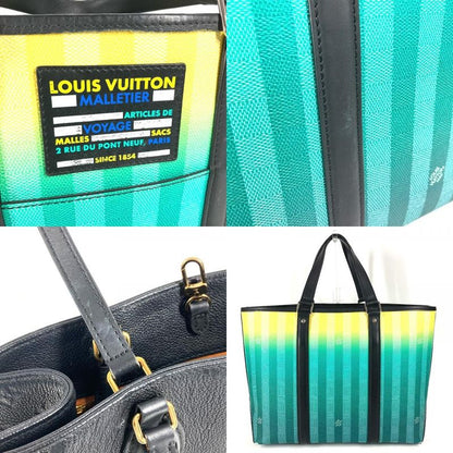 Louis Vuitton Tote Bag Weekend Tote PM M59919 Leather / Canvas Green
