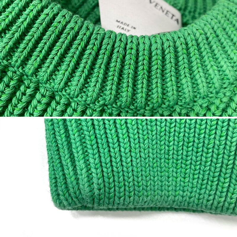 Bottega Veneta Heavyweight Sweater 686556 Size S Green