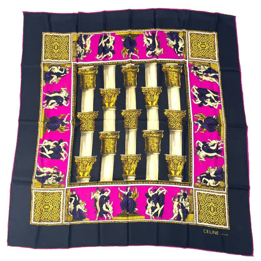 Celine Silk Scarf Multicolor