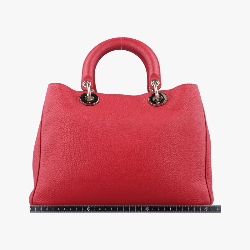 Christian Diorchristian Diorissimo Red Leather 09-ma-1123