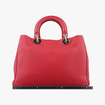 Christian Diorchristian Diorissimo Red Leather 09-ma-1123