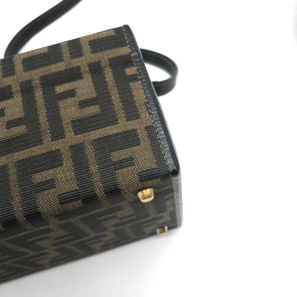 Fendi Zucca Dial Vanity 2-Way Bag