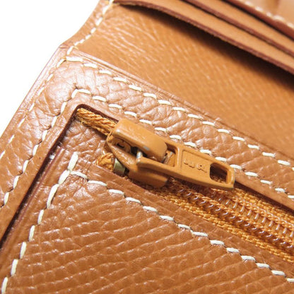 Hermes Bearn Classic Gold Hardware Long Wallet With Coin Purse Courchevel Women