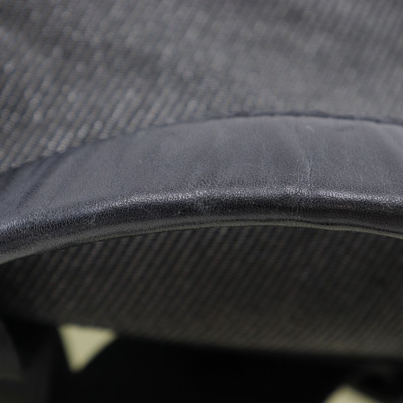 Chanel Backpack Sport Line Coco Mark Canvas Black/silver Women's Backpack/daypac