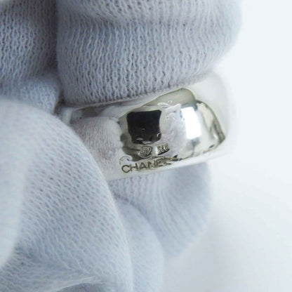 CHANEL Logo Ring / Ring Ag925 Silver No.13 With Storage Bag Weight 15.1g Ladies