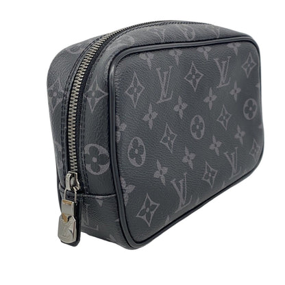 Louis Vuitton Pouch Monogram Eclipse Trousse Toilette PM Black Gray — view 2