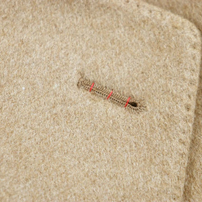  Gucci 23AW 753089 100% Camel Hair City Label Logo Buttons Single Chester Coat