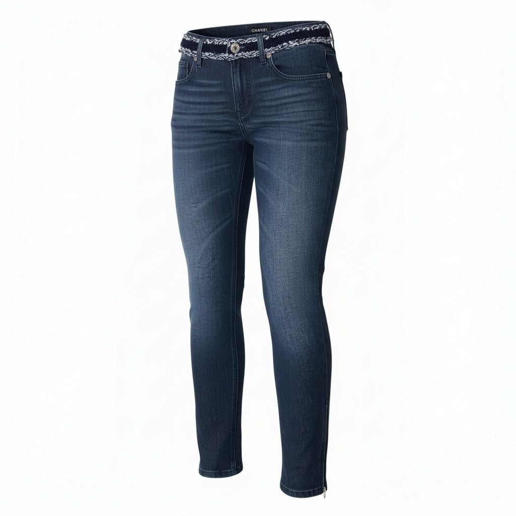 Chanel Braided Pants Indigo