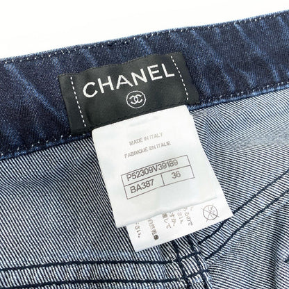 Chanel Braided Pants Indigo — view 9