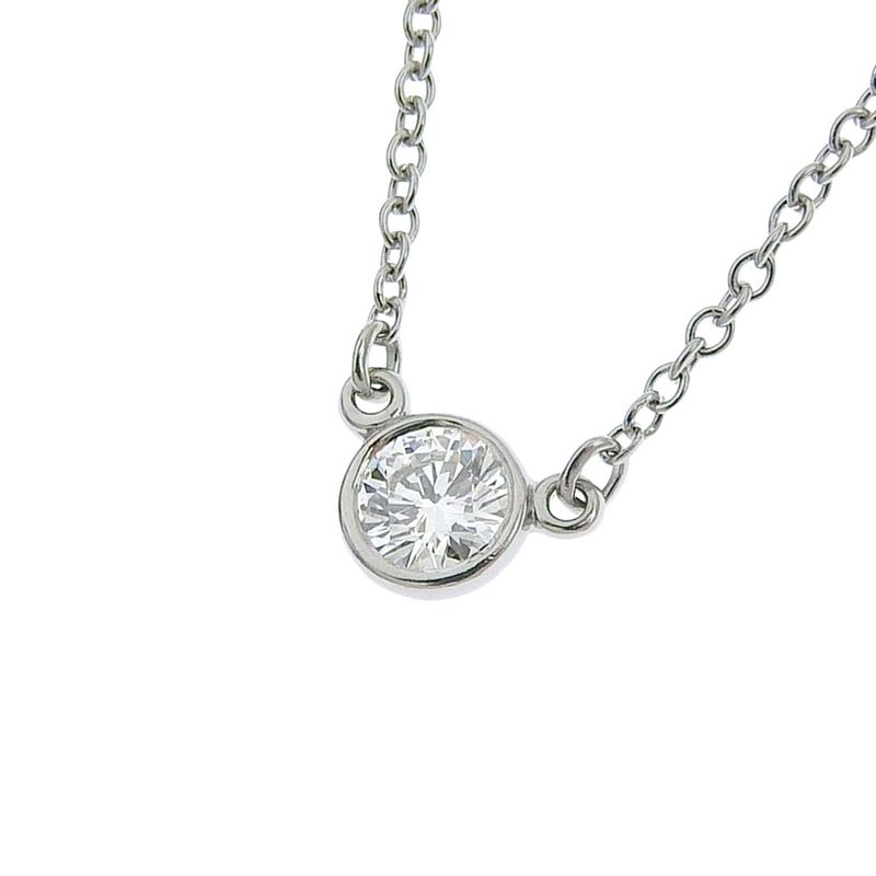 Tiffany & Co Baiyazard One Point Diamond Necklace