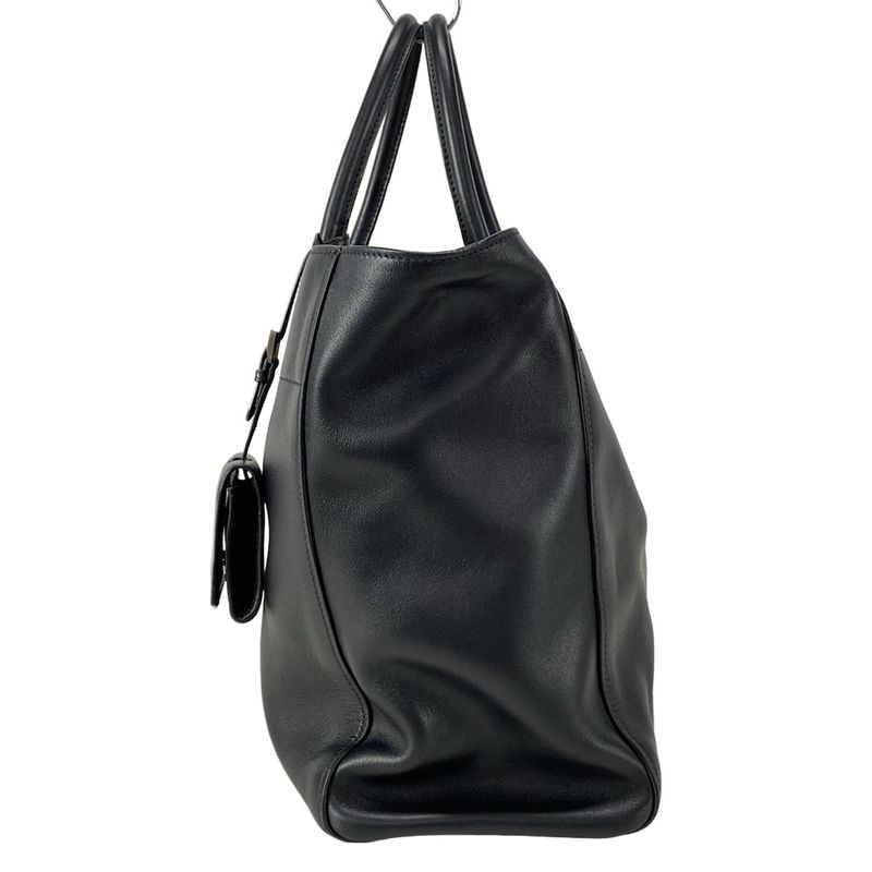 Prada Tote Bag - 1bg041 Black Leather