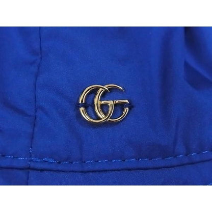 Gucci GG Marmont Polyester Bucket Hat M 57 cm Blue — view 8