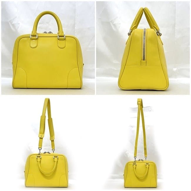 Loewe 2way Bag Amazona 75 F22917 Yellow