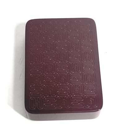 Hermes Small Bag Logo Lacquer Brown