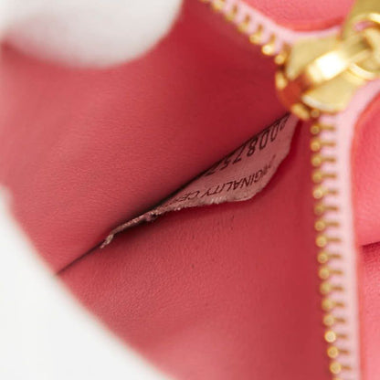 Bottega Veneta Intrecciato 577841 Red Pink Leather Women's Bottega Veneta