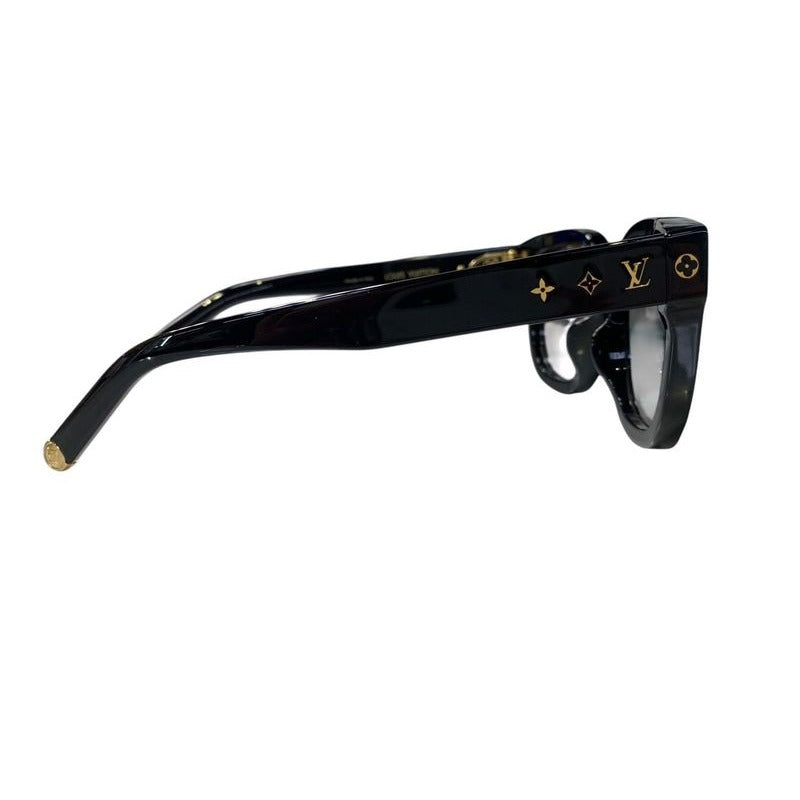 Louis Vuitton Sunglasses My Monogram Square 5417 Acetate Noir Black Gold 2505 — view 4