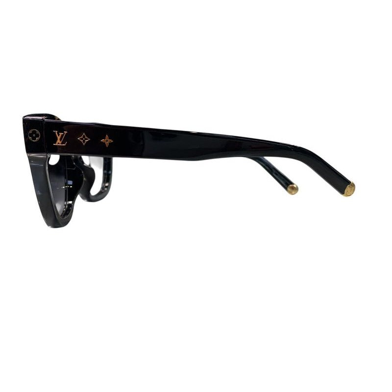 Louis Vuitton Sunglasses My Monogram Square 5417 Acetate Noir Black Gold 2505 — view 5