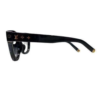 Louis Vuitton Sunglasses My Monogram Square 5417 Acetate Noir Black Gold 2505 — view 5
