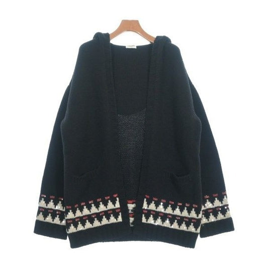 Saint Laurent Paris Cardigan Wool Black