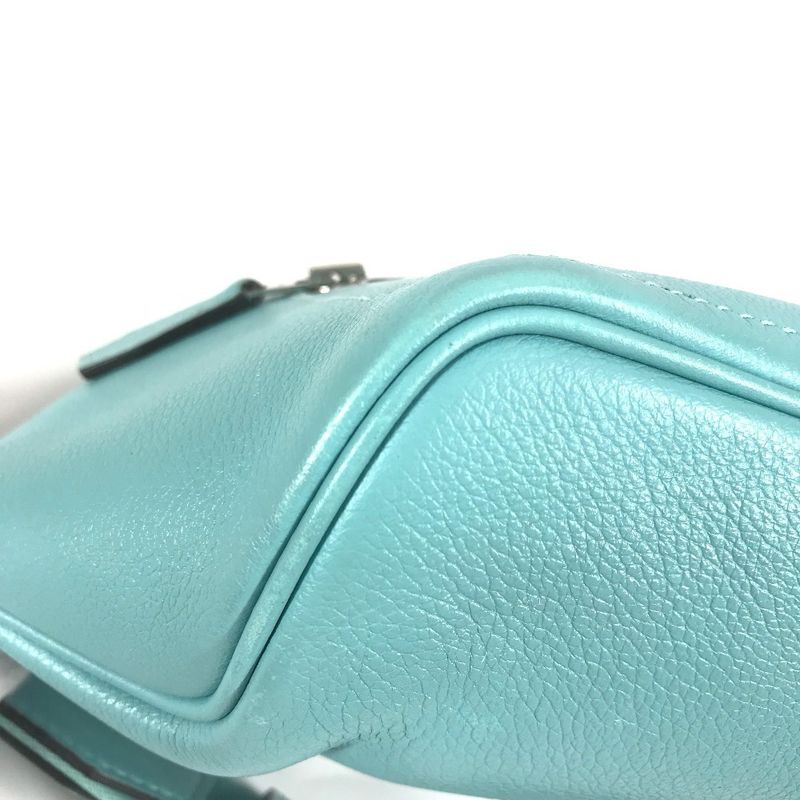 Hermes Body Bag City Slide Cross PM Evercolor Blue Atoll Blue