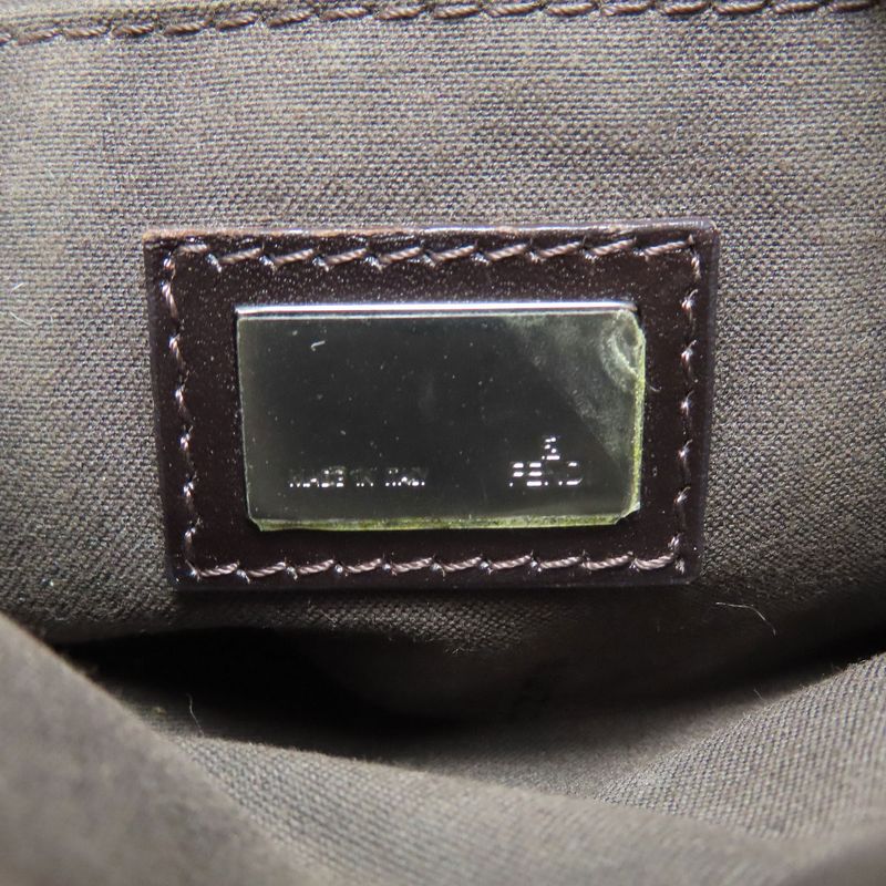 Fendi Zucca Pattern Shoulder Bag Canvas Women