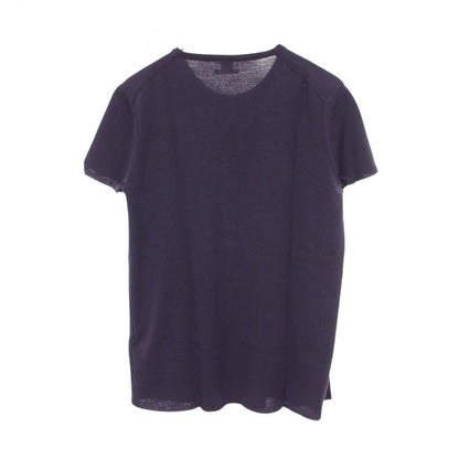 Hermes Knit Top Purple Wool Short Sleeve — view 2