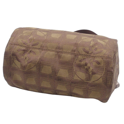 Chanel New Travel Line Mini Roll Khaki Brown Nylon Shoulder Bag — view 3