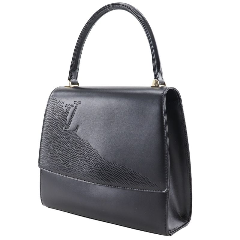 Louis Vuitton Athene Opera Line M63902 Epi Leather Black Mi1914 Ladies Handbag