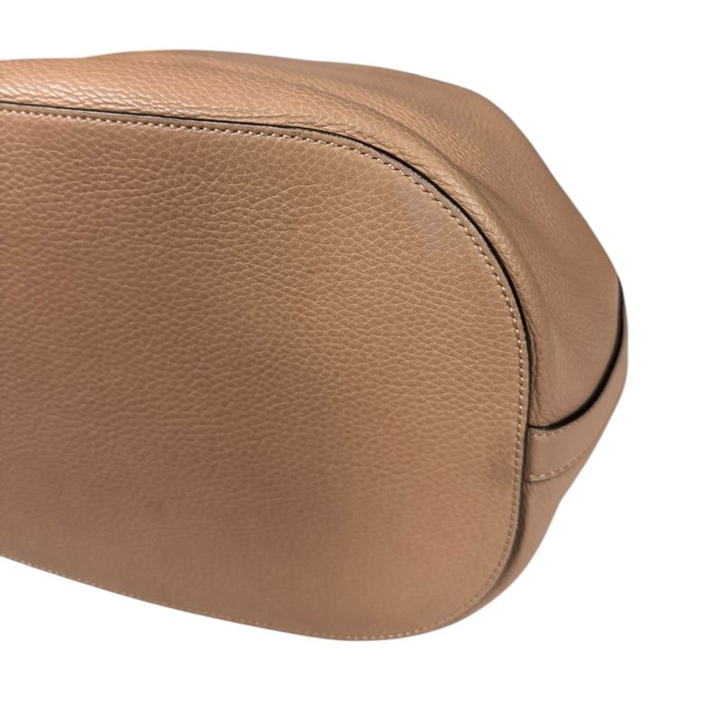 Gucci Bamboo Shoulder Bag Leather 387613 Beige Ladies Gucci  Gucci