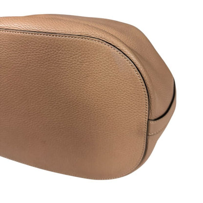 Gucci Bamboo Shoulder Bag Leather 387613 Beige Ladies Gucci  Gucci