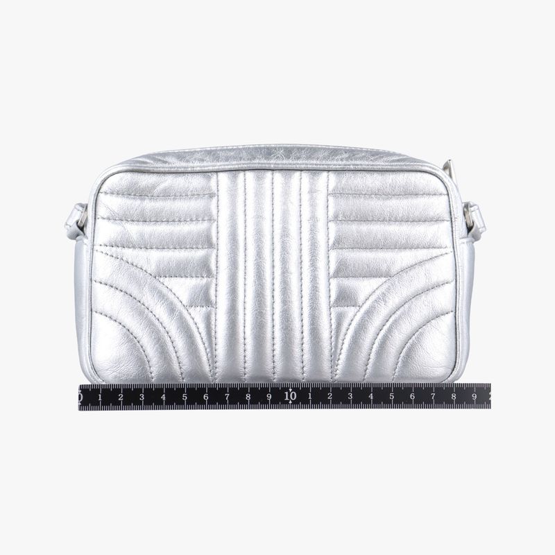 Prada Diagram Silver Leather 1bh08431/b