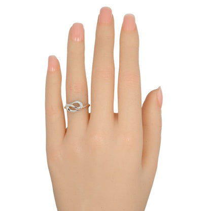Tiffany & Co Open Wave Silver 925 Size 9 Ladies' 3.2g Ring