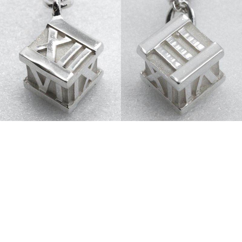 Tiffany & Co Atlas Cube 925 Silver Ladies 7.0g Necklace