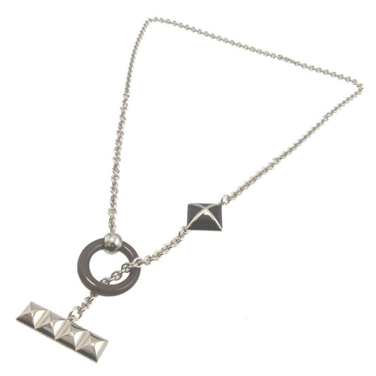 Hermes Medallion XO Collier de Chien Buffalo Horn Metal