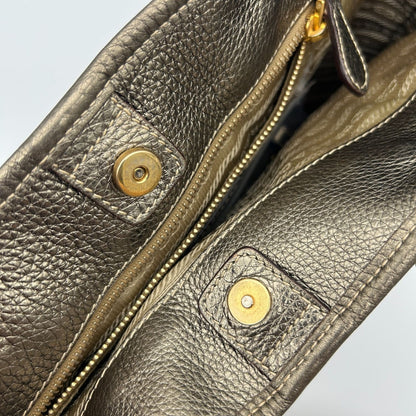 Prada Jacquard Tote Gold — view 12