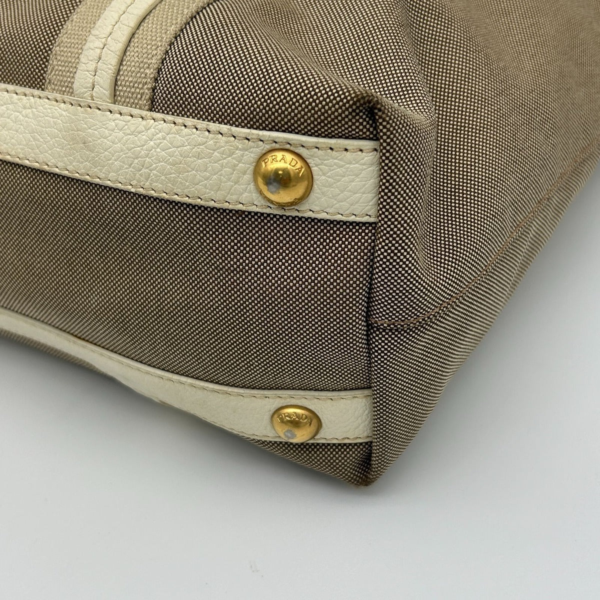 Prada Jacquard Tote Gold — view 15