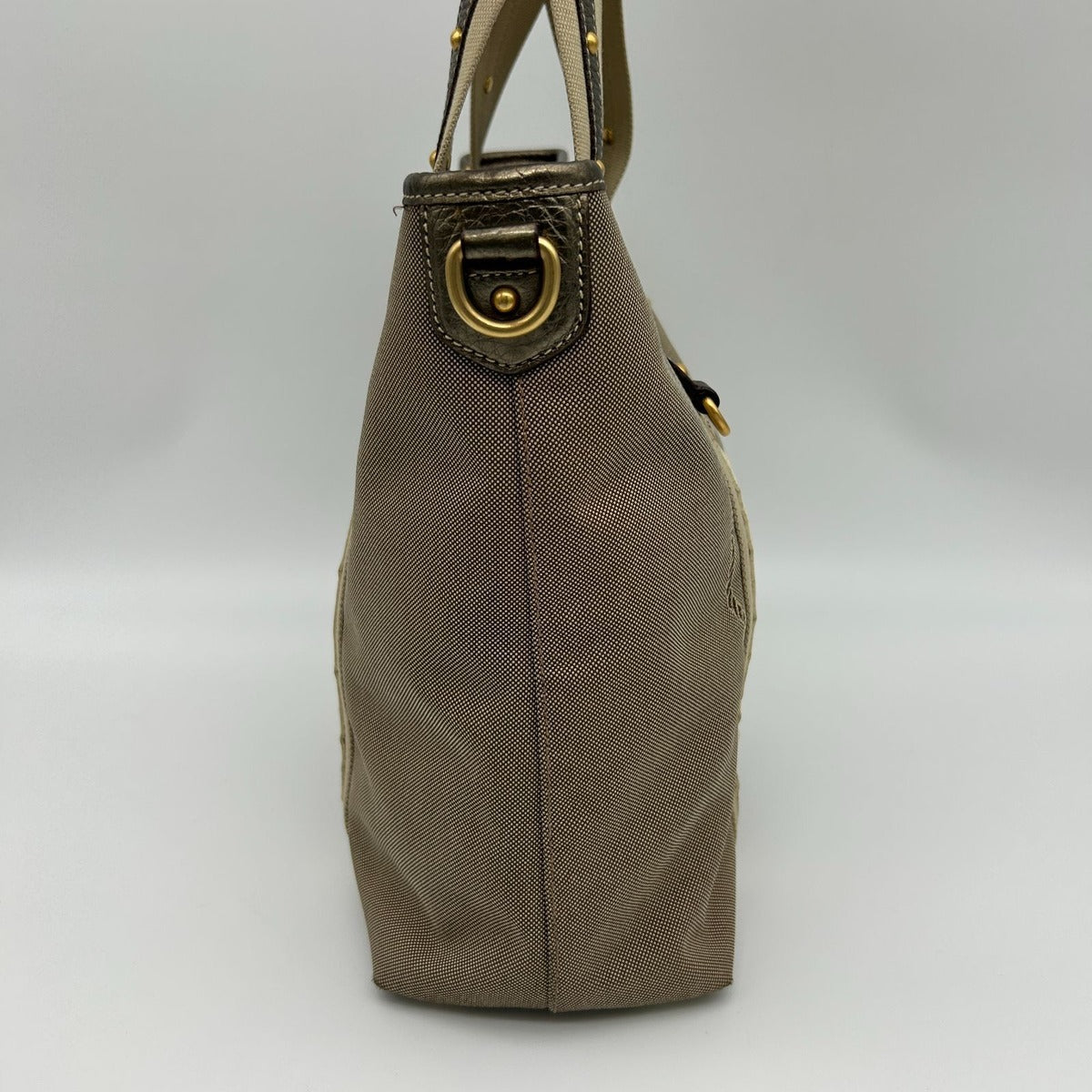 Prada Jacquard Tote Gold — view 5