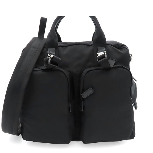 Prada Business Black Tessuto Saffiano Nylon 2-Way Shoulder Bag