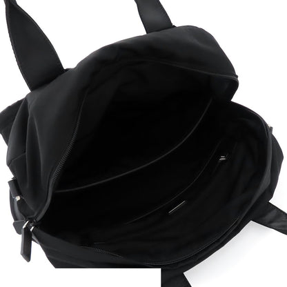 Prada Business Black Tessuto Saffiano Nylon 2-Way Shoulder Bag — view 4