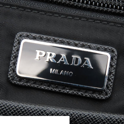 Prada Business Black Tessuto Saffiano Nylon 2-Way Shoulder Bag — view 6