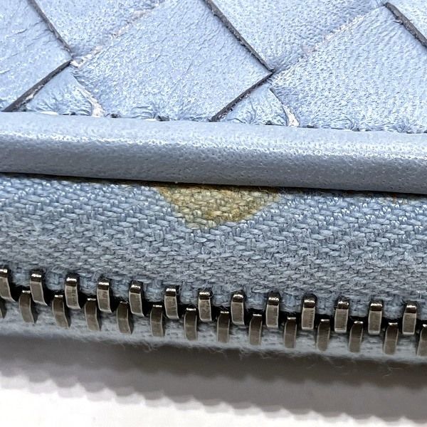 Bottega Veneta Intrecciato Round Zipper Long Wallet Unisex