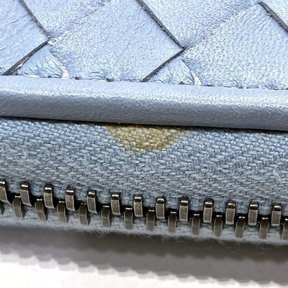 Bottega Veneta Intrecciato Round Zipper Long Wallet Unisex
