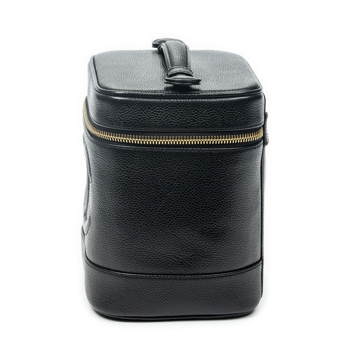Chanel Cc Tal Vanity Case Black Caviar Leather — view 3
